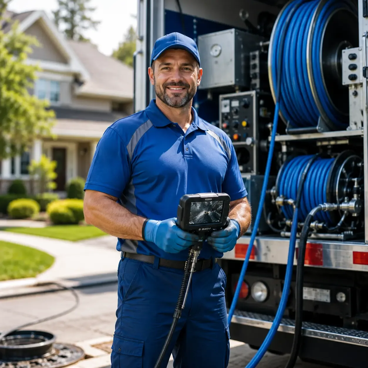 Local outdoor drain cleaning specialists in Mercedes, TX